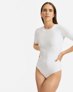 Everlane Bodysuits|Tees*The Short-Sleeve Crew Neck Bodysuit White