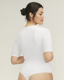 Everlane Bodysuits|Tees*The Short-Sleeve Crew Neck Bodysuit White
