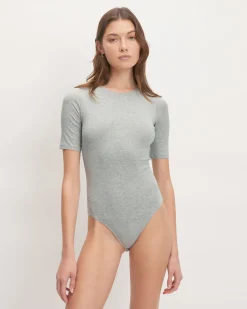 Everlane Bodysuits|Tees*The Short-Sleeve Crew Neck Bodysuit White