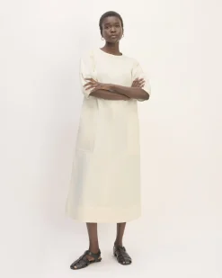 Everlane Dresses*The Short-Sleeve Puff Midi Dress
