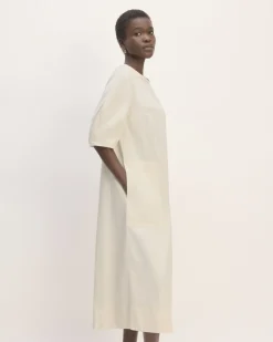 Everlane Dresses*The Short-Sleeve Puff Midi Dress