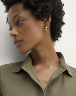 Everlane Tops*The Short-Sleeve Shirt in Butterlite