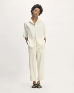 Everlane Tops*The Short-Sleeve Shirt in Butterlite