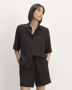 Everlane Tops*The Short-Sleeve Shirt in Butterlite
