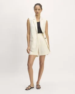 Everlane Jackets & Coats|Blazers*The Sleeveless Blazer in Buttersmooth Canvas
