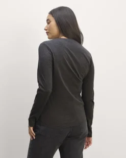 Everlane Tees|Long Sleeve Tees*The Slim Long-Sleeve Crew in Essential Cotton