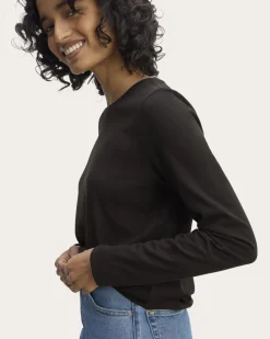Everlane Tees|Long Sleeve Tees*The Slim Long-Sleeve Crew in Essential Cotton