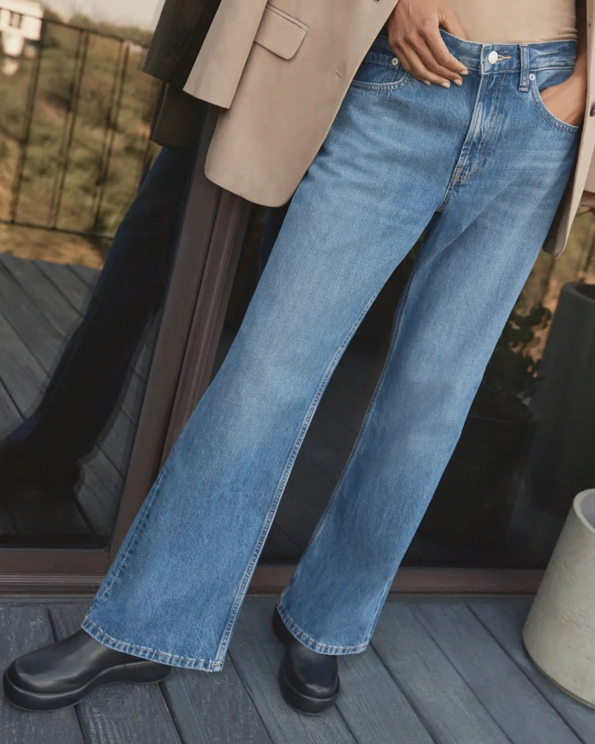 Everlane Jeans|Wide-Leg Jeans*The Slouch Bootcut Jean