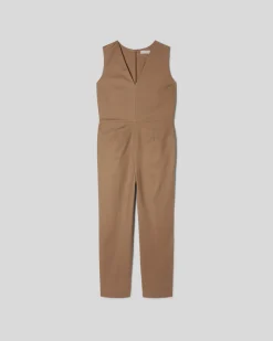 Everlane Dresses*The Structured Cotton Jumpsuit Toasted Coconut