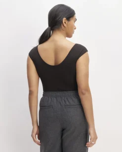 Everlane Tees|Short Sleeve Tees*The Supima® Form Cap-Sleeve Tee