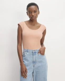 Everlane Tees|Short Sleeve Tees*The Supima® Form Cap-Sleeve Tee