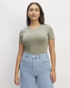Everlane Tees|Short Sleeve Tees*The Supima® Form Crew Neck Tee