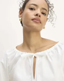 Everlane Tops*The Supima® Puff-Sleeve Top