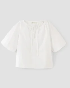 Everlane Tops*The Supima® Puff-Sleeve Top
