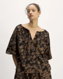 Everlane Tops*The Supima® Puff-Sleeve Top
