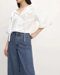 Everlane Tops*The Supima® Puff-Sleeve Top