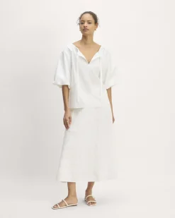 Everlane Tops*The Supima® Puff-Sleeve Top