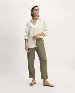 Everlane Pants|Pull-On Pants*The Tapered Pant in Butterlite Kalamata