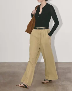 Everlane Pants|Wide-Leg Pants*The Trouser in Buttersoft