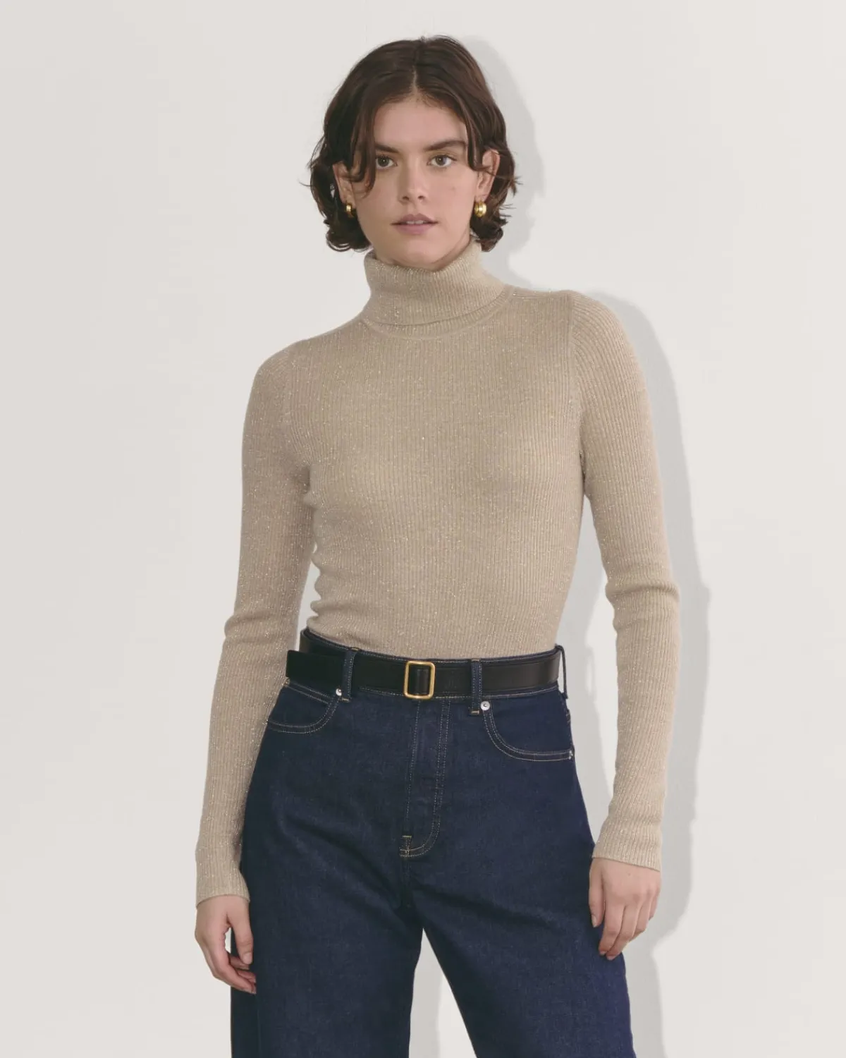 Everlane Sweaters|Turtleneck Sweaters*The Turtleneck in Lurex Merino