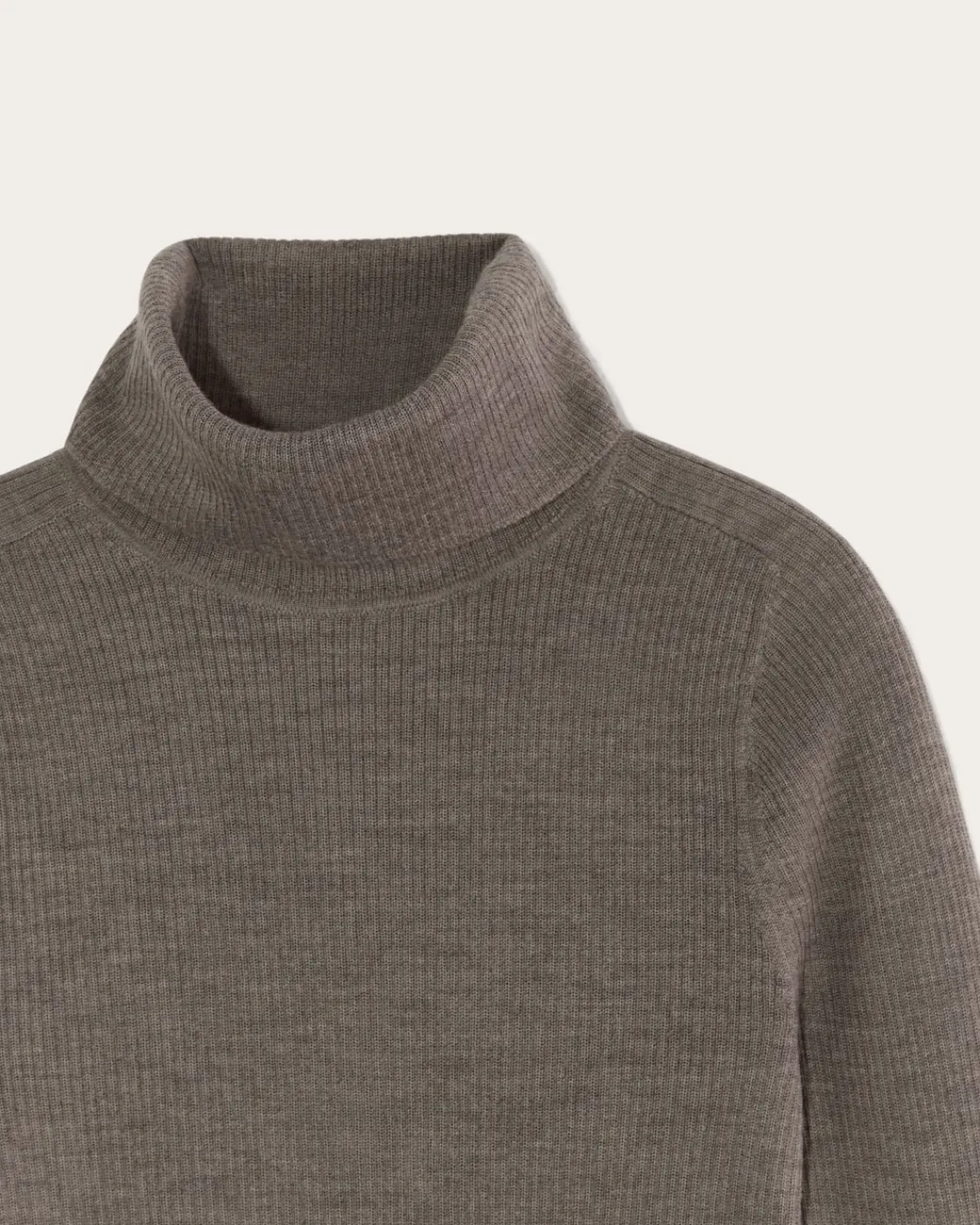 Everlane Sweaters|Turtleneck Sweaters*The Turtleneck in Ultrasoft Merino Heather Cocoa