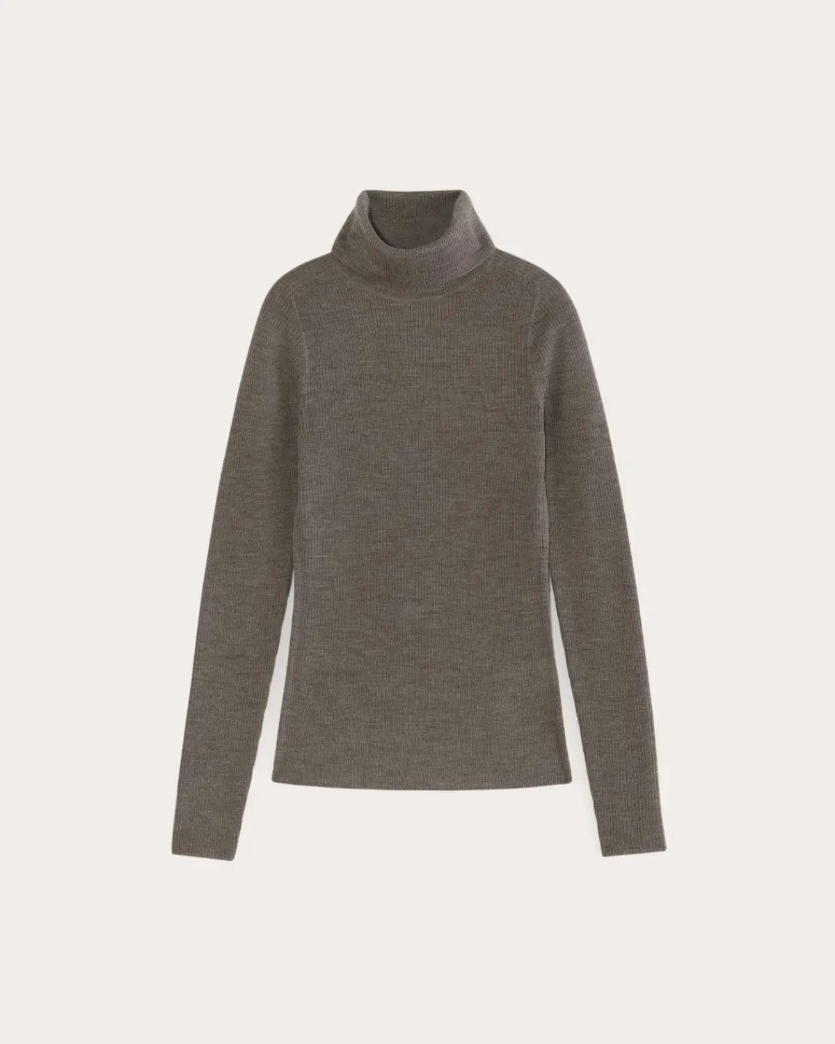 Everlane Sweaters|Turtleneck Sweaters*The Turtleneck in Ultrasoft Merino Heather Cocoa