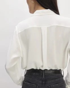 Everlane Tops*The Utility Shirt in Washable Silk