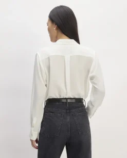 Everlane Tops*The Utility Shirt in Washable Silk