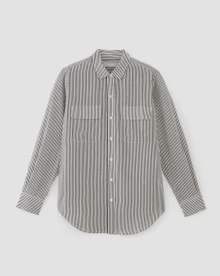 Everlane Tops*The Utility Shirt in Washable Silk