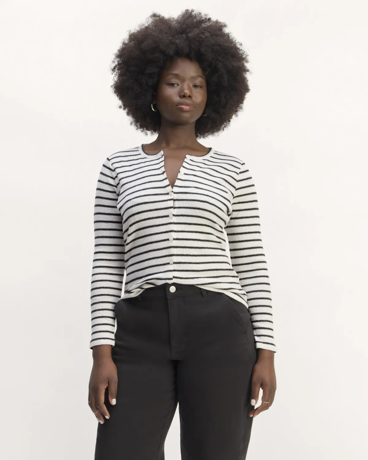 Everlane Tops*The Vintage Rib Cardigan