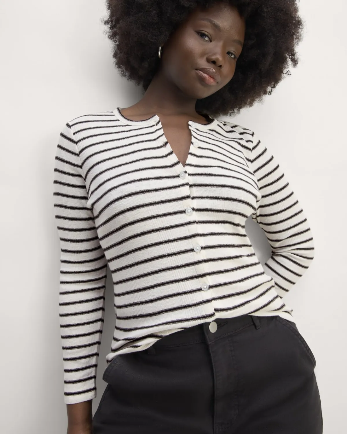Everlane Tops*The Vintage Rib Cardigan