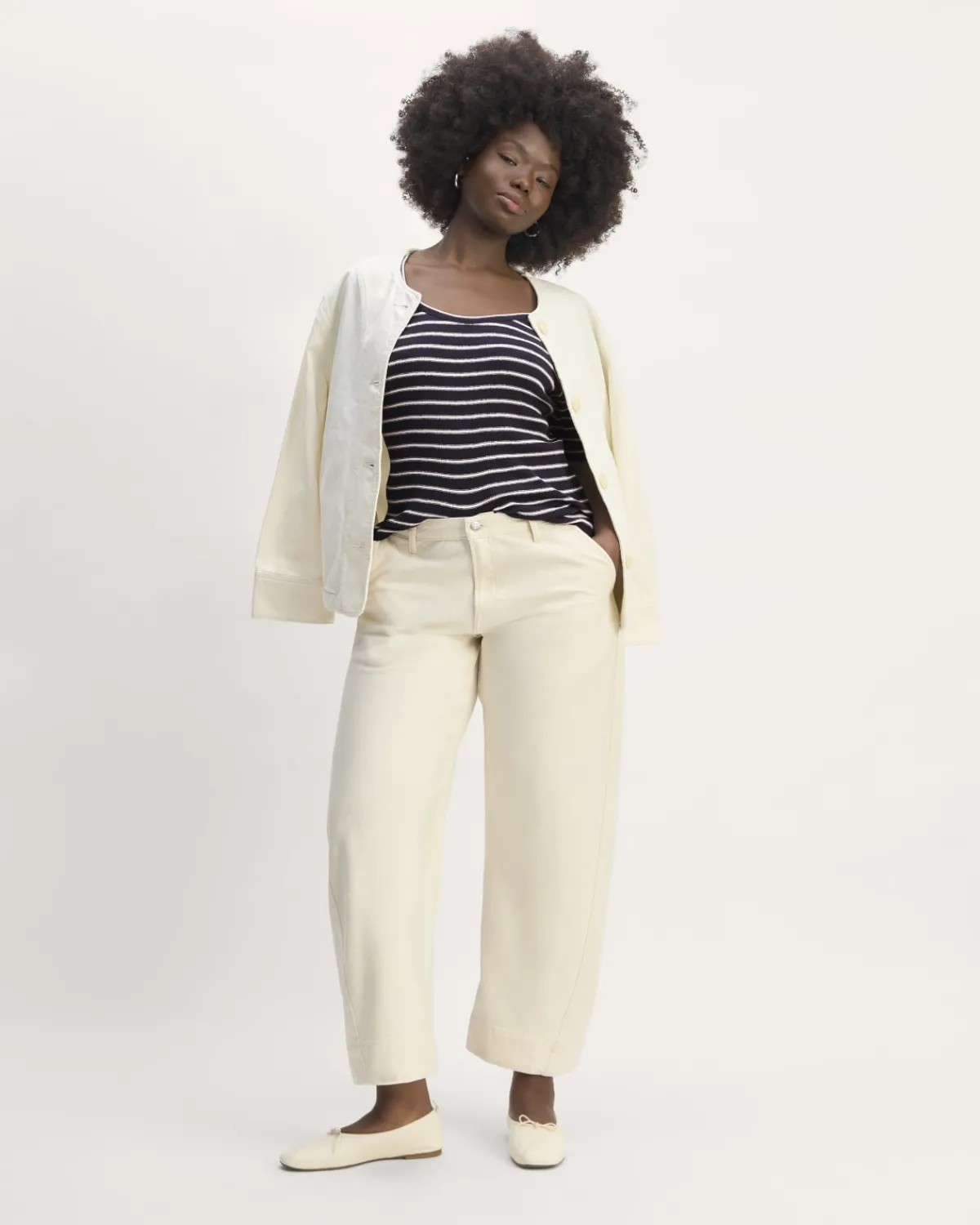 Everlane Tees|Short Sleeve Tees*The Vintage Rib Scoop-Neck Top