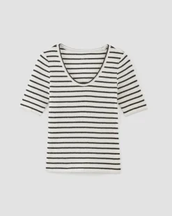 Everlane Tees|Short Sleeve Tees*The Vintage Rib Scoop-Neck Top