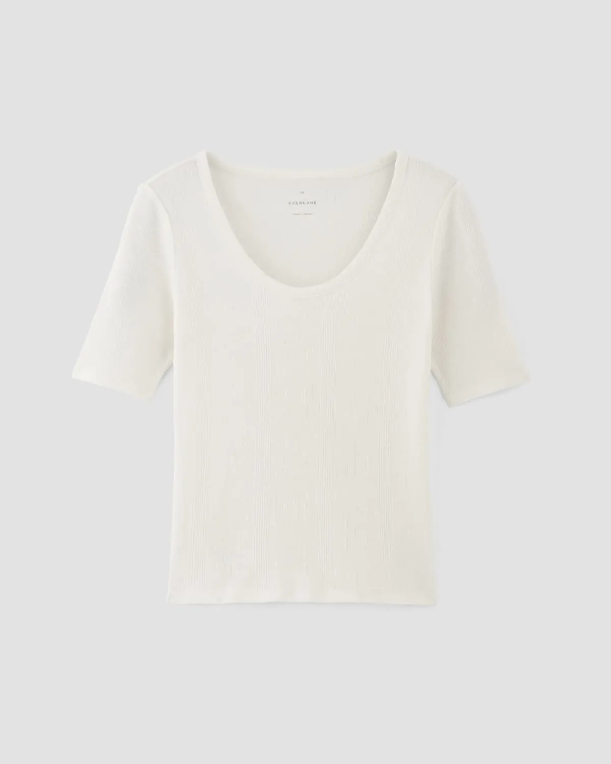 Everlane Tees|Short Sleeve Tees*The Vintage Rib Scoop-Neck Top