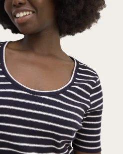 Everlane Tees|Short Sleeve Tees*The Vintage Rib Scoop-Neck Top