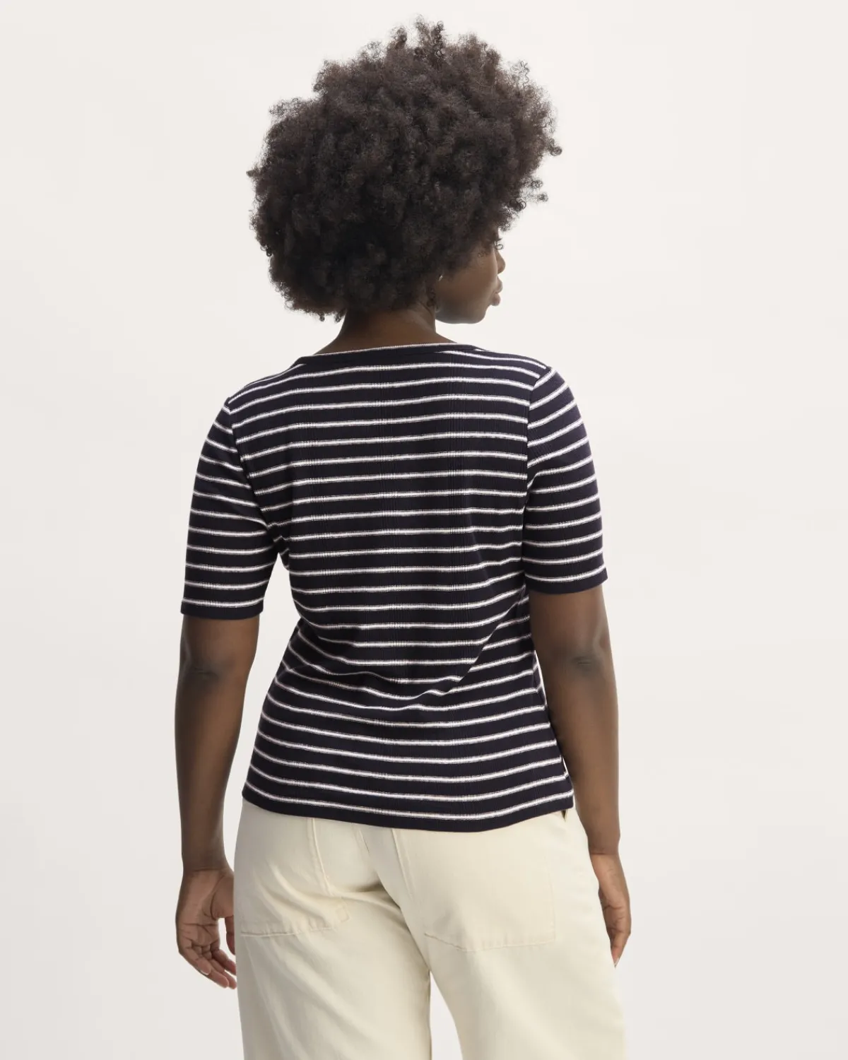Everlane Tees|Short Sleeve Tees*The Vintage Rib Scoop-Neck Top