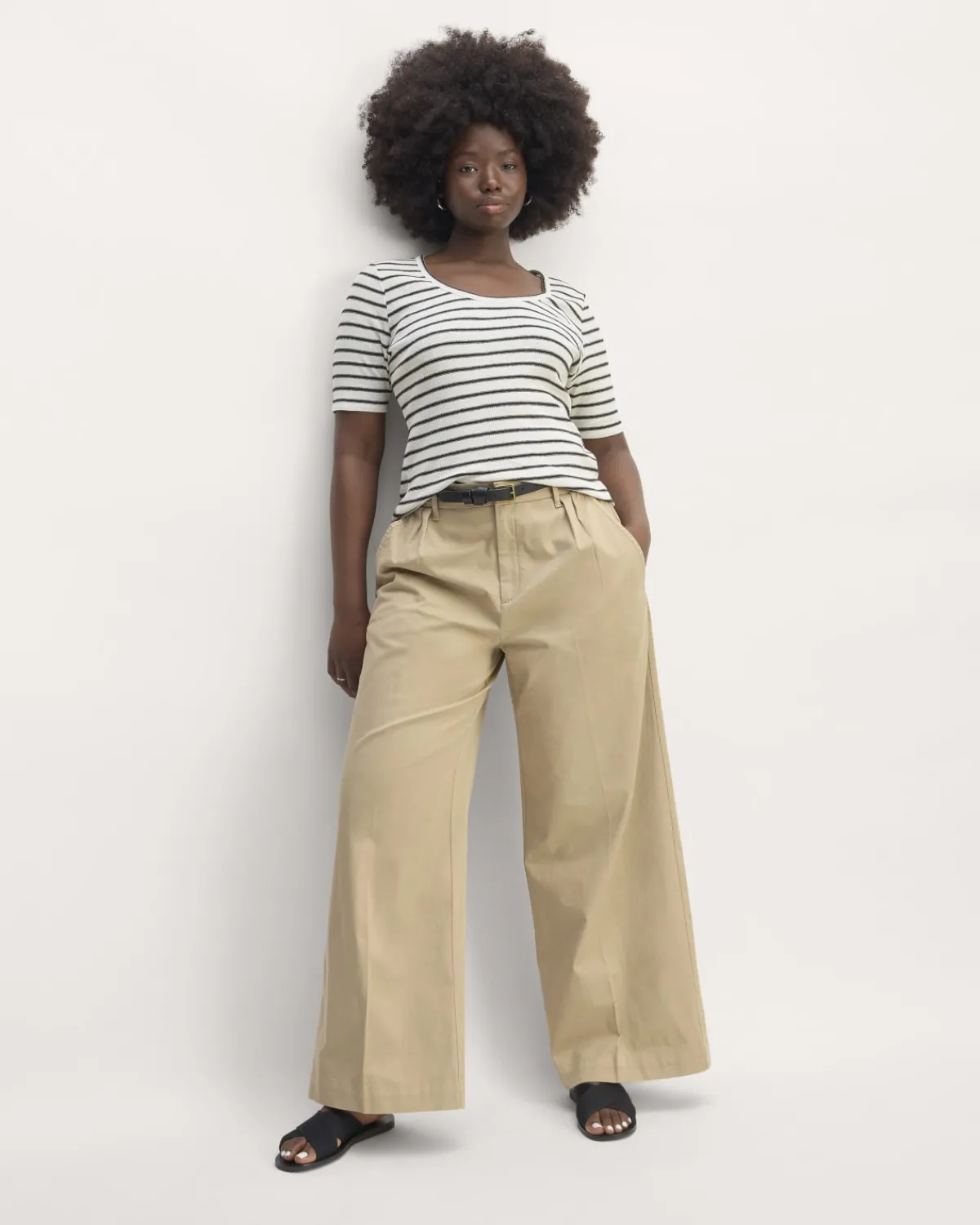 Everlane Tees|Short Sleeve Tees*The Vintage Rib Scoop-Neck Top