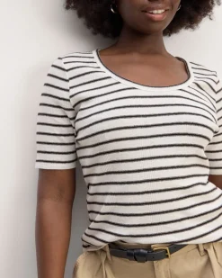 Everlane Tees|Short Sleeve Tees*The Vintage Rib Scoop-Neck Top