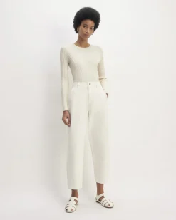 Everlane Sweaters|Crew Sweaters*The Viscose Knit Crew Beige