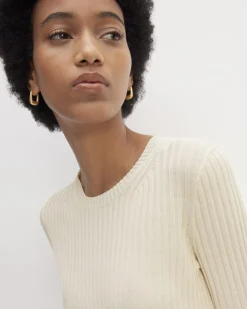 Everlane Sweaters|Crew Sweaters*The Viscose Knit Crew Beige
