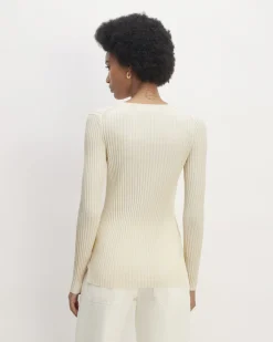 Everlane Sweaters|Crew Sweaters*The Viscose Knit Crew Beige