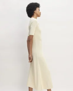 Everlane Dresses*The Viscose Knit Polo Midi Dress