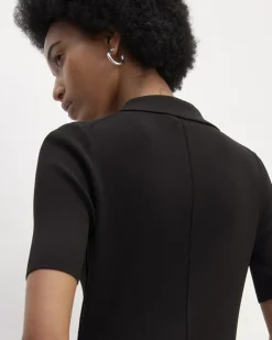 Everlane Dresses*The Viscose Knit Polo Midi Dress