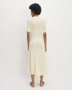 Everlane Dresses*The Viscose Knit Polo Midi Dress
