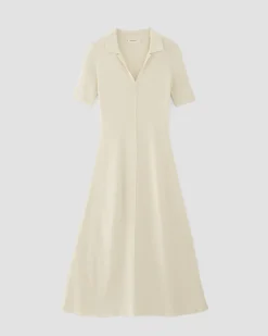 Everlane Dresses*The Viscose Knit Polo Midi Dress