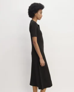 Everlane Dresses*The Viscose Knit Polo Midi Dress