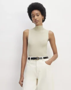 Everlane Sweaters*The Viscose Mock Neck Top