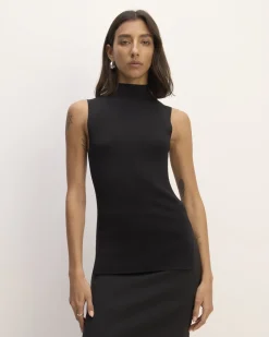 Everlane Sweaters*The Viscose Mock Neck Top
