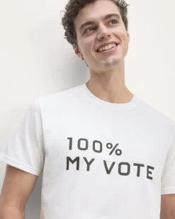 Everlane Tees|Tees*The Voter Crew in Essential Cotton White