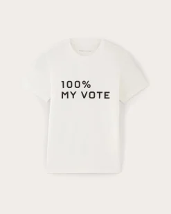 Everlane Tees|Tees*The Voter Crew in Essential Cotton White